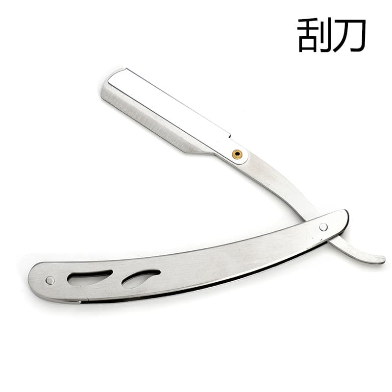 Hot Selling Stainless Steel Professional Razor Hair Shaving Razor Beard Trimmer Eyebrow Razor Barber Tool Face and Head Shaving