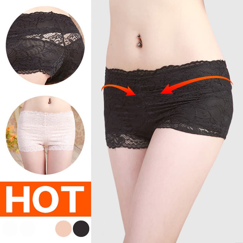 New Mid-Waist Lace Panties for Women, Hip-Lifting and Pressure-Shaping Pelvic Angle Shaping Underwear K70
