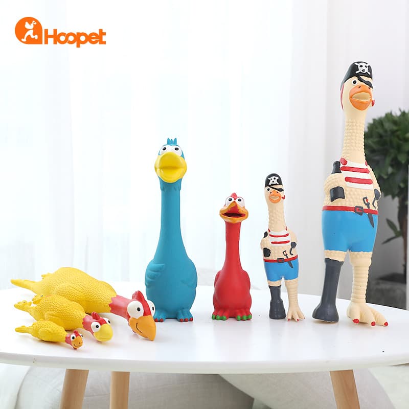 Teddy Dog Toy Desperate Chicken Squeaky Puppy Teething Resistant Latex Sound Pet Supplies Toy for Dogs