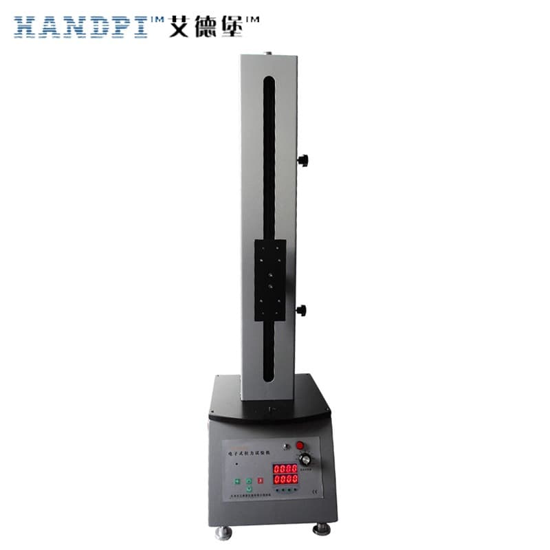 Aidebao HSV500/1000N electric vertical single-column test stand, electric push-pull force testing machine.