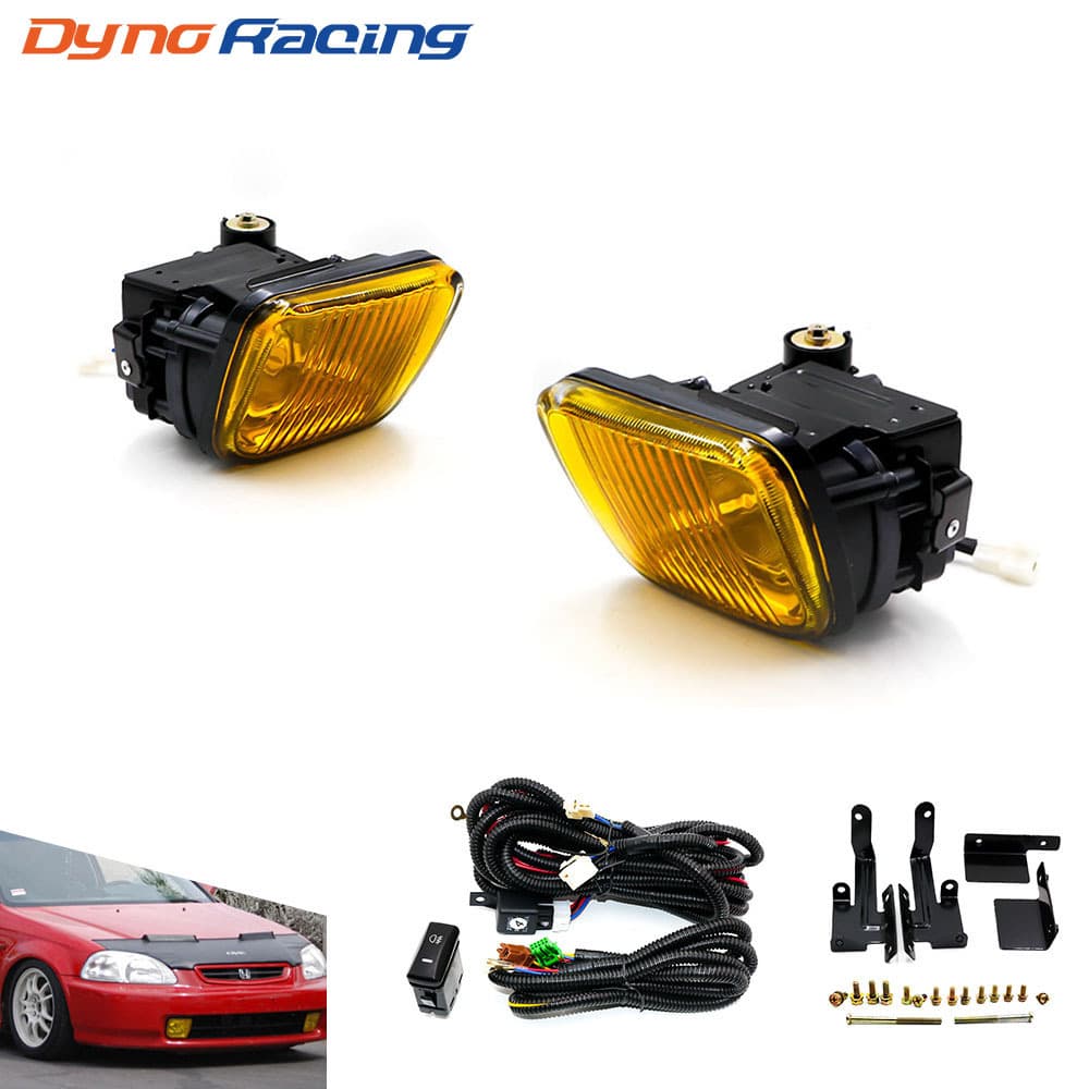 Cross-border Hot Selling Car Modification Front Fog Light for Honda Civic 96-98 with LED Block Fog Light