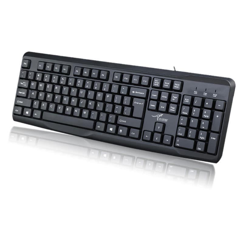 Little Kangaroo 2603 Desktop PS/2 Keyboard Round Hole Keyboard Desktop Computer USB Keyboard Waterproof Office Keyboard