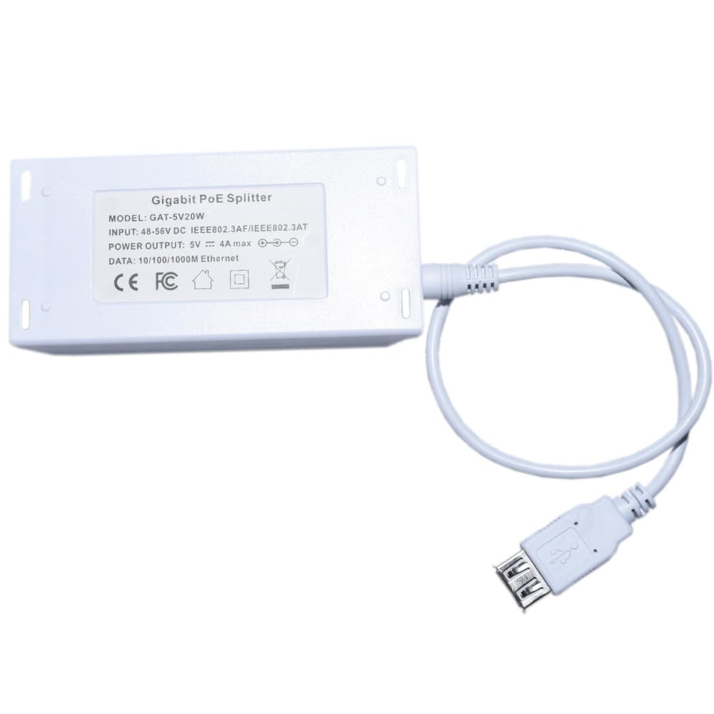 802.3af/at POE to 5V20W splitter reverse POE