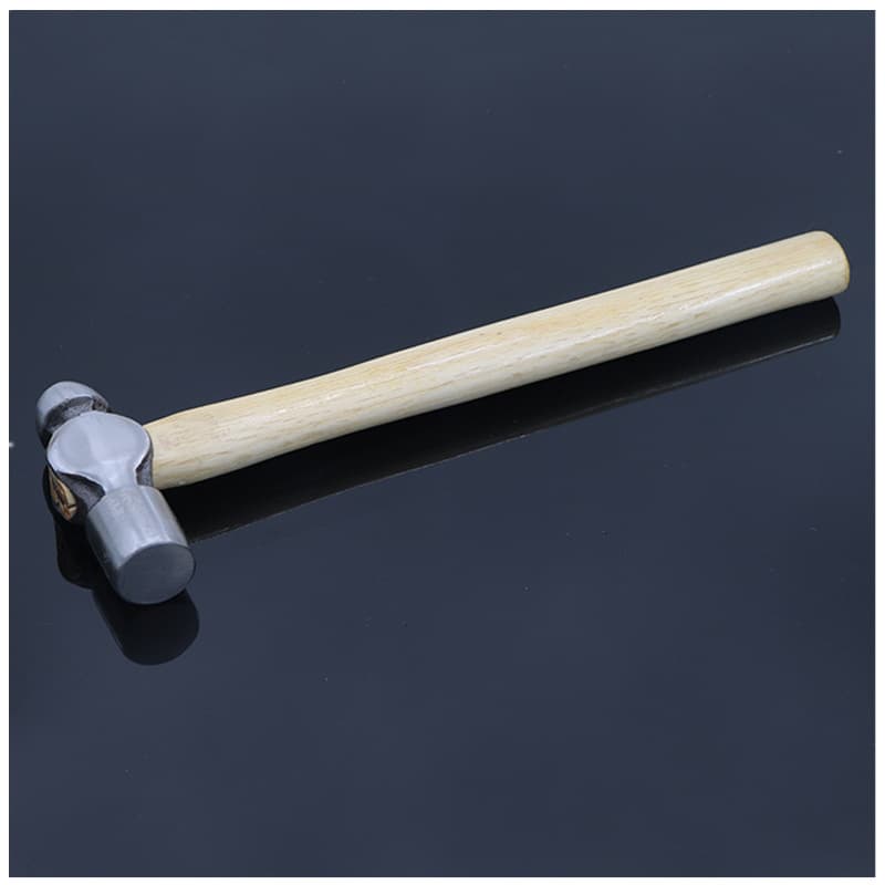 Round-head hammer 1.5P household tit hammer 2P wooden handle iron nail hammer steel hammer walnut hammer small hammer hammer 3p pounds