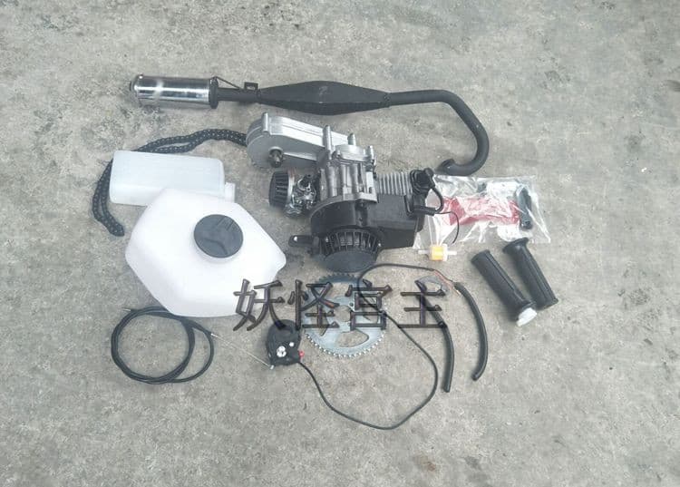 49CC Xiaolia Off-Road Motorcycle Accessories Modified Bicycle Two-Stroke Engine Cylinder Block Gasoline Engine