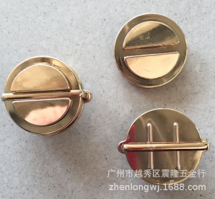 Factory Direct Round Metal Insert Lock Exquisite Metal Insert Lock Luggage Lock Professional Luggage Leather Hardware Accessories