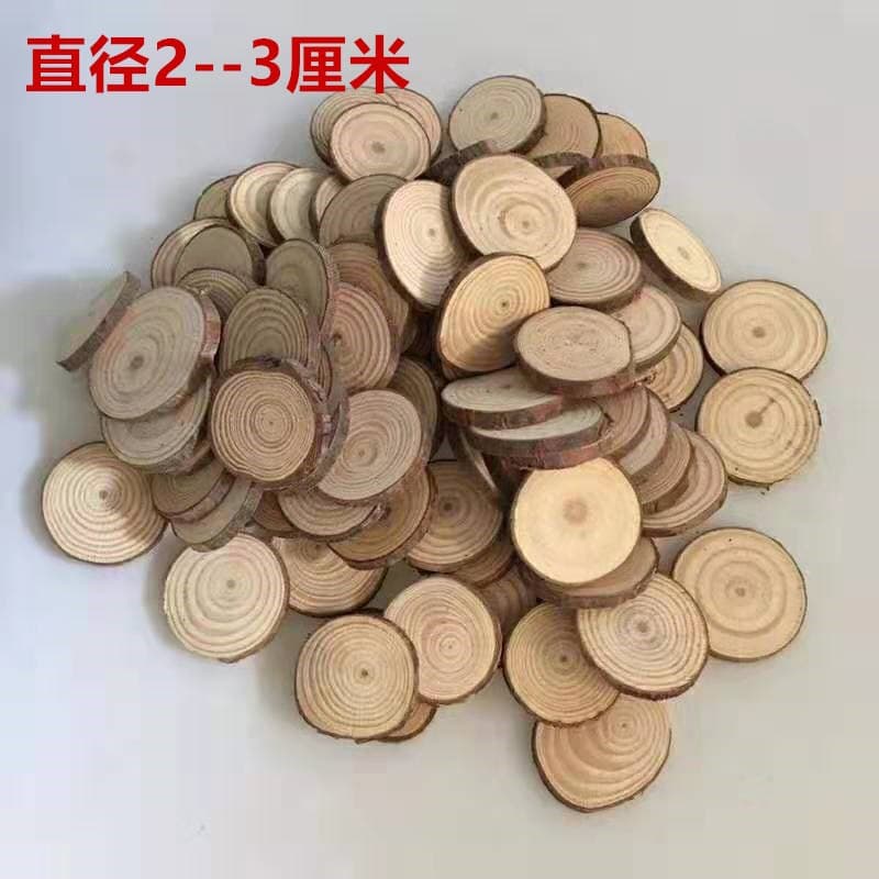 Log pieces, annual rings, round wood pieces, hand-painted small wooden pile drawing boards, diy handmade materials, wood, kindergarten decoration background