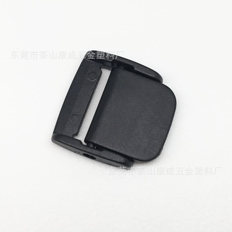 Luggage Accessories Cap Strap Fittings Pressed Webbing Buckle, Plastic Press Buckle Adjustable Tension Webbing Buckle for 20mm Lock