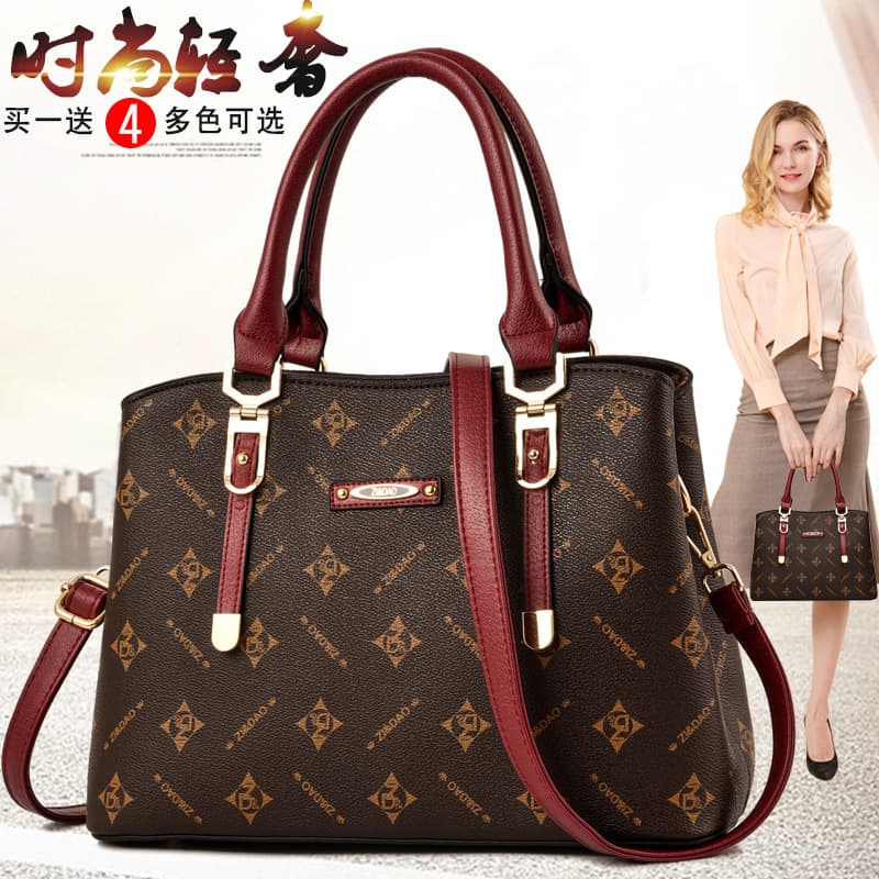 2019 new style versatile fashion texture large capacity hand-held shoulder crossbody bag Z&D-A19-10 gift bag