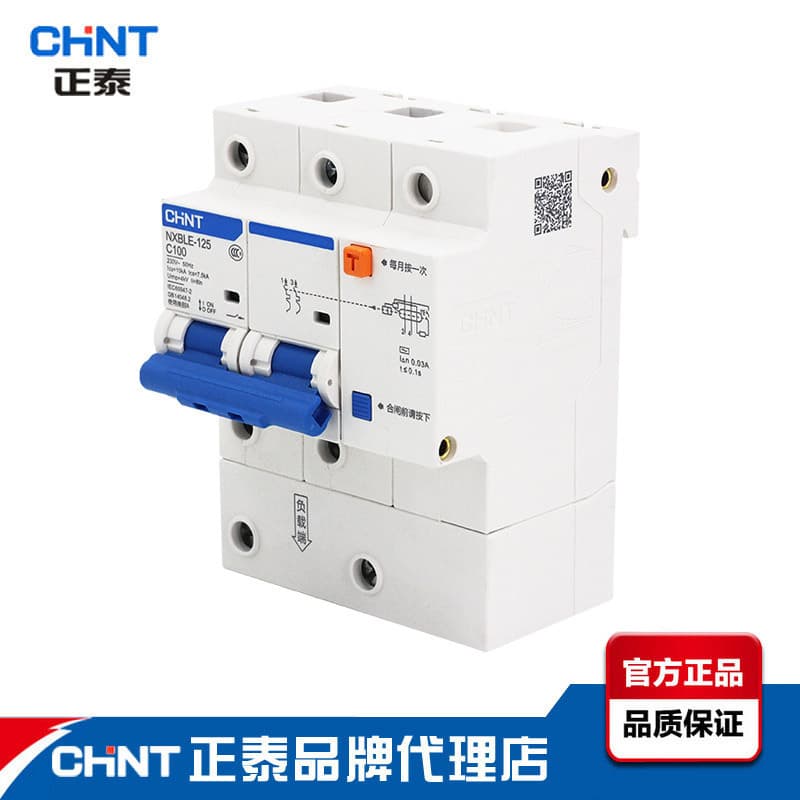 Chint Kunlun NXBLE-125A High-Power Household Residual Current Circuit Breaker