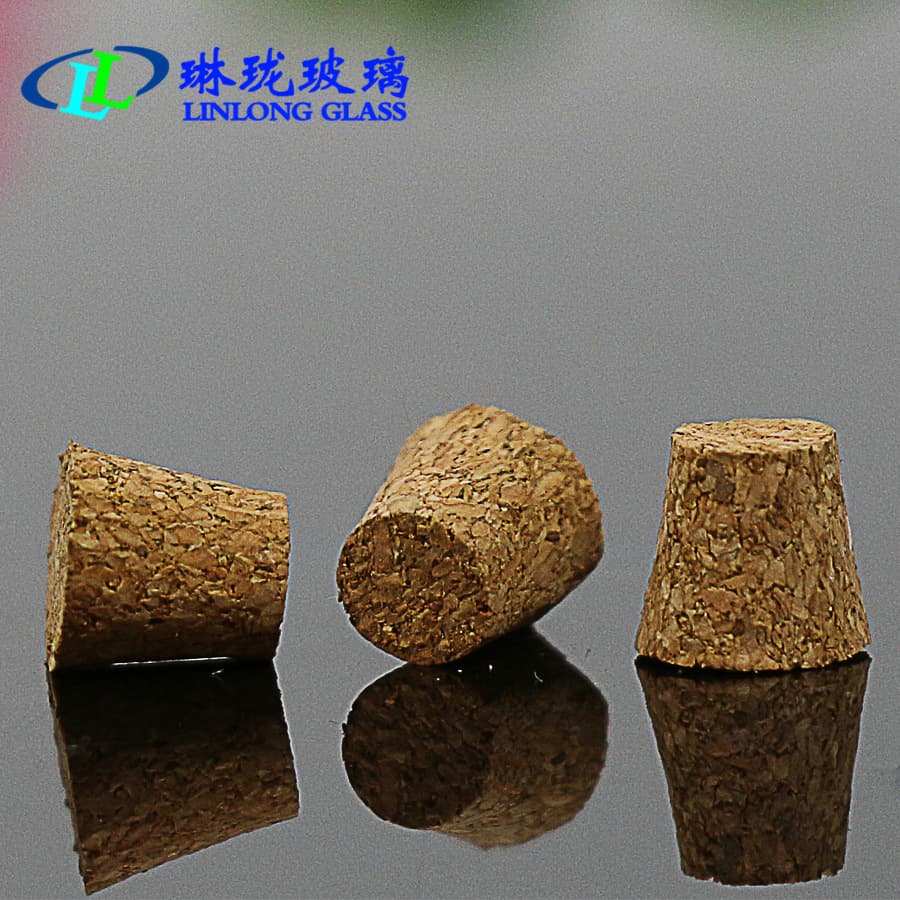 7mm mouth inner diameter synthetic broken wood Cork jewelry bottle stopper drifting wishing bottle cork bottle