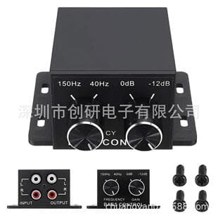 Universal Car Amplifier Speaker Bass Controller Regulator Modification Accessories SGC200 DSP Car Amplifier