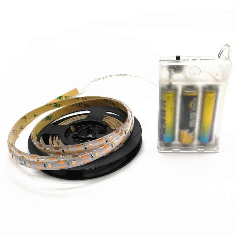 3AA Battery Box LED Strip Light, 3x AA Battery Box LED Strip, Coin Cell Battery Box LED Christmas Light Strip