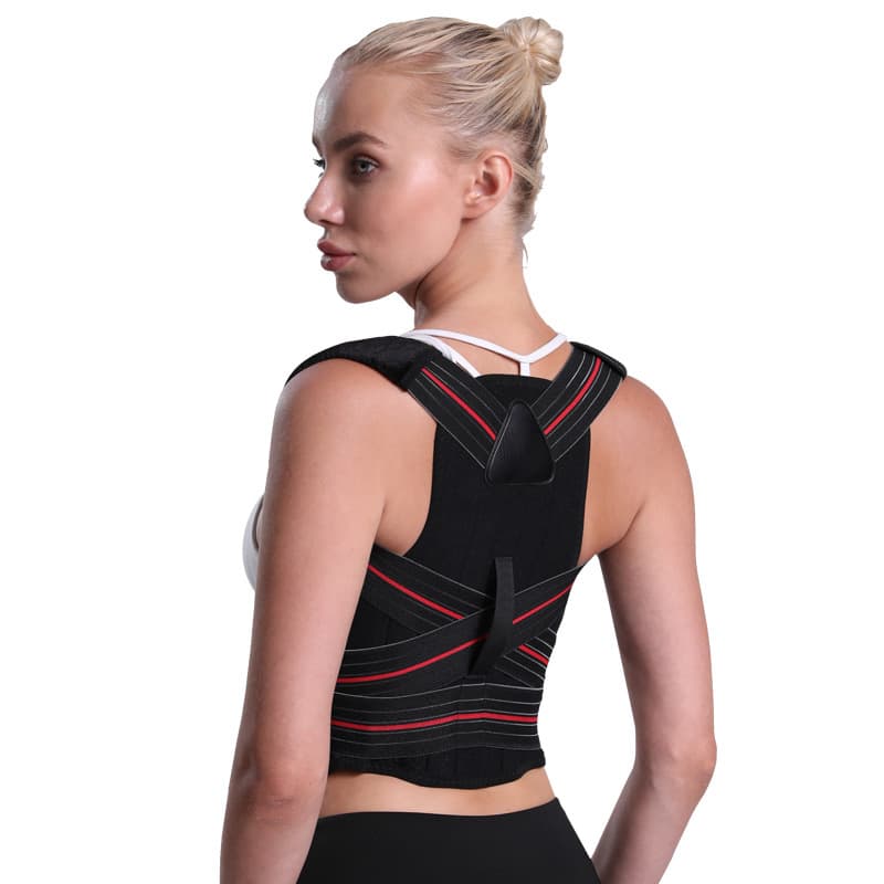 Custom Dual-Bone Kyphosis Corrector Back Posture Brace for Men and Women Invisible Back Straightener Shoulder Opener