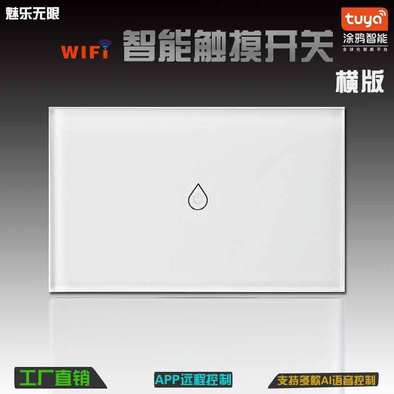 Graffiti Smart US Gauge Water Heater Smart WiFi Switch Home Remote Voice Control Touch Horizontal Panel Switch
