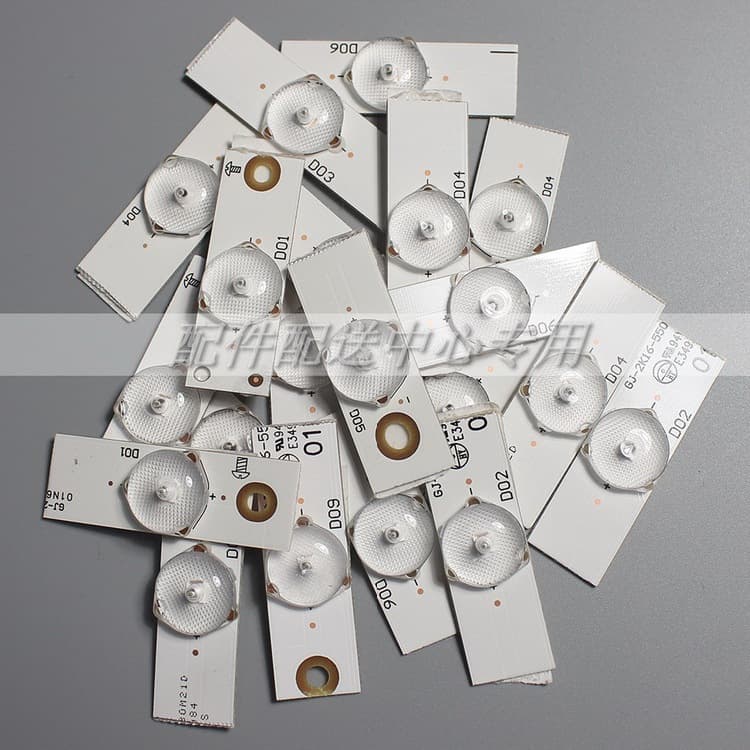 3V lens universal LCD TV modification LED beads strip 32-65 inch backlight strip particles new