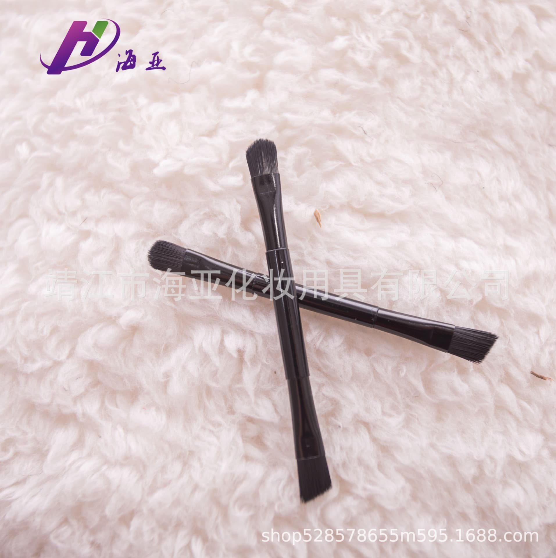 Eyebrow powder brush, eyeshadow brush, angled eyebrow brush, nylon bristle cup-set angled brush, nylon bristle cup-set eyeshadow brush