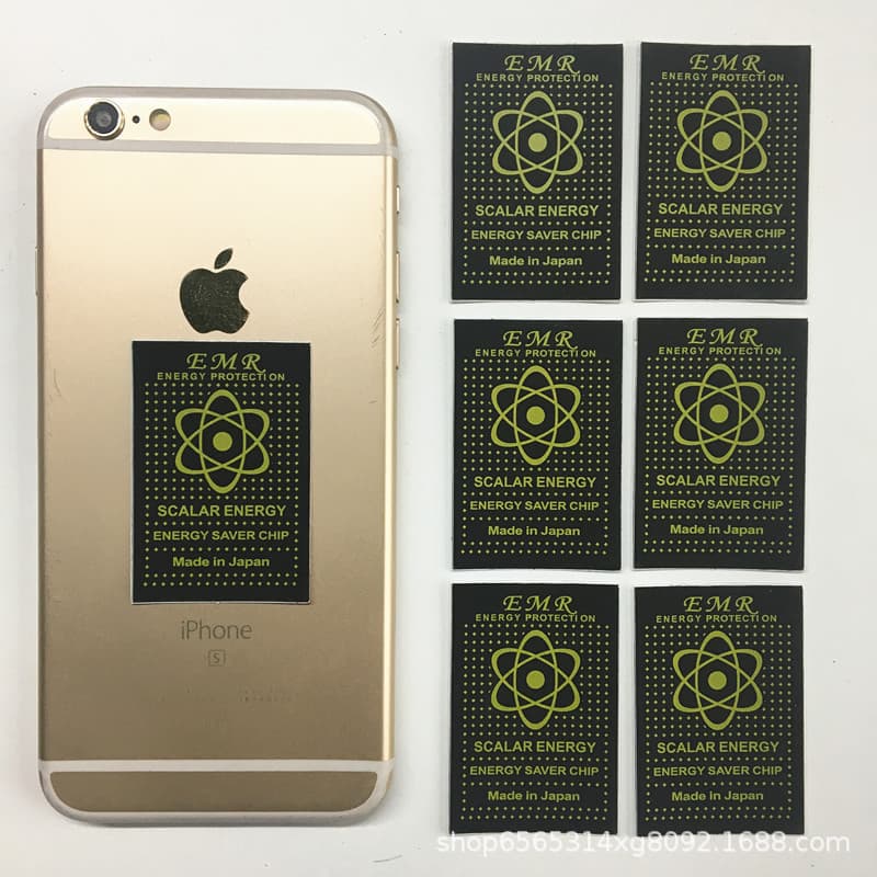 EMR EMF Energy Anti-Radiation Negative Ion Energy Sticker for Mobile Phones