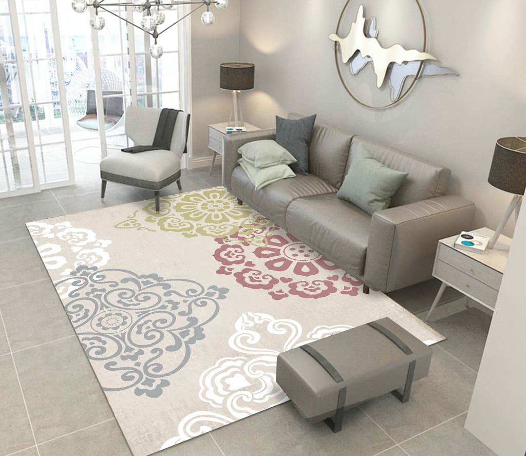 Cross-border Carpet Daifa Simple Geometric Living Room Carpet Home Coffee Table Sofa Full Shop Carpet Mat Home Door Mat