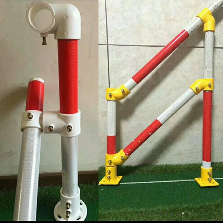 (Factory Direct) Special material for construction site stair railing connectors, durable and tough, white PP-R