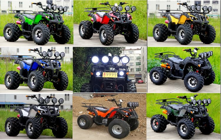 Big Bull 125CC All-Terrain Beach Buggy ATV Chain Drive Off-Road Quad Bike