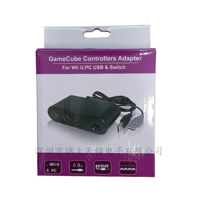In Stock Mini NGC Controller to Switch Adapter 3-in-1 NGC/Wii U/PC/Switch Adapter