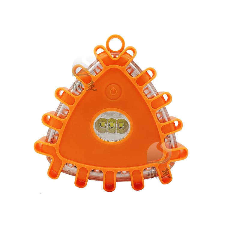 Amazon New Vehicle Strobe Light Triangle LED Traffic Warning Light Rotating Road Safety Light