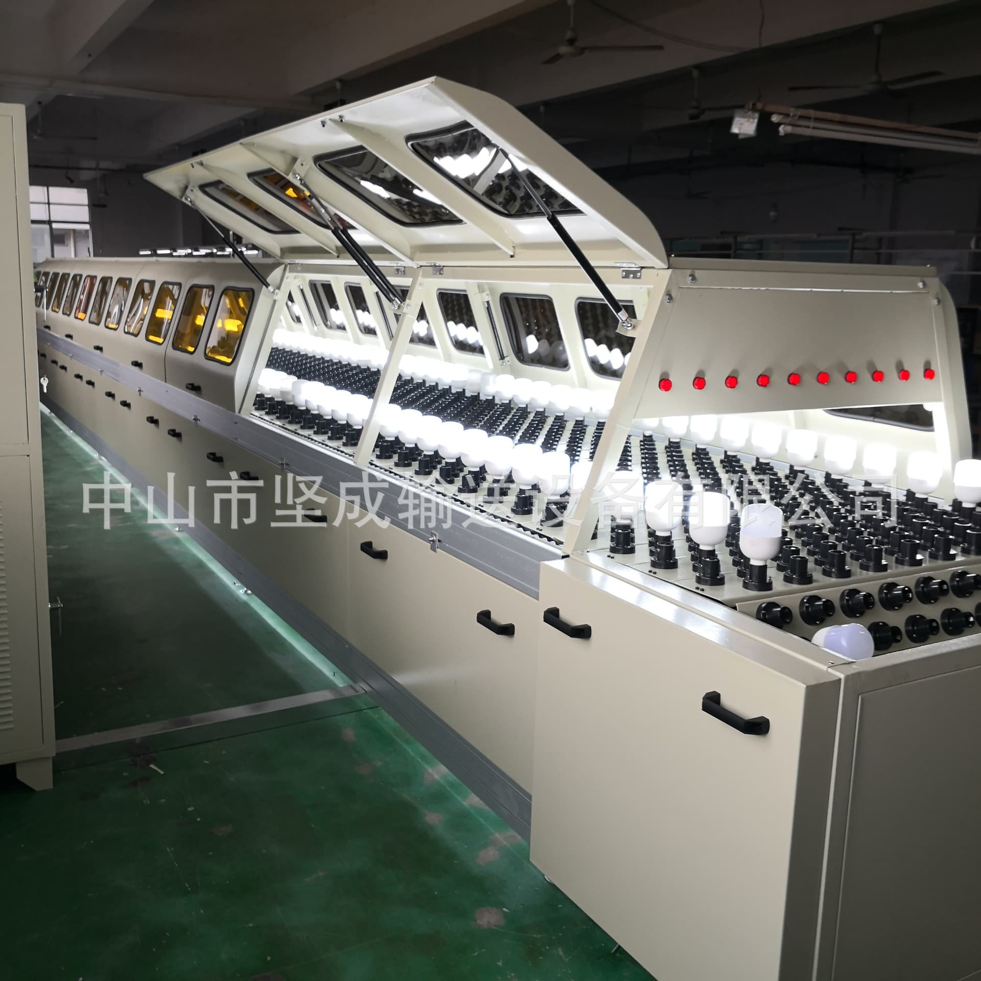 Zhongshan Factory Direct LED Lighting Aging Test Equipment, Bulb Aging Line, Automatic High and Low Voltage Aging