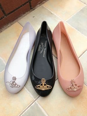 Spring/Summer New Melissa Women's Sandals Metallic Saturn Vivienne Westwood Flat Shoes Beach Sandals