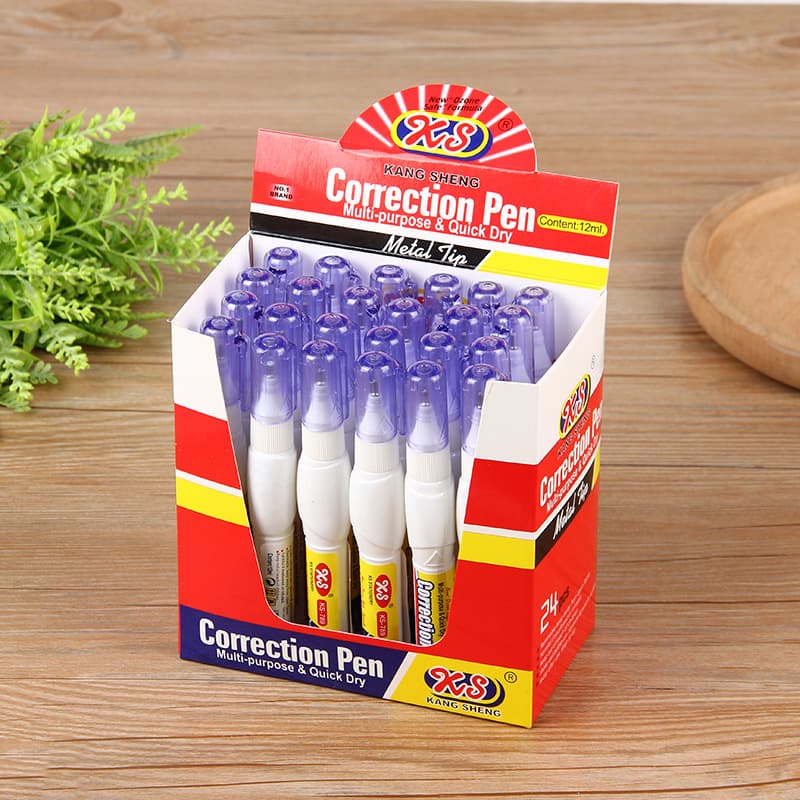 Student Stationery Compact and Portable, Even Application Correction Fluid, Needle-Tip Grip for Study and Office Use