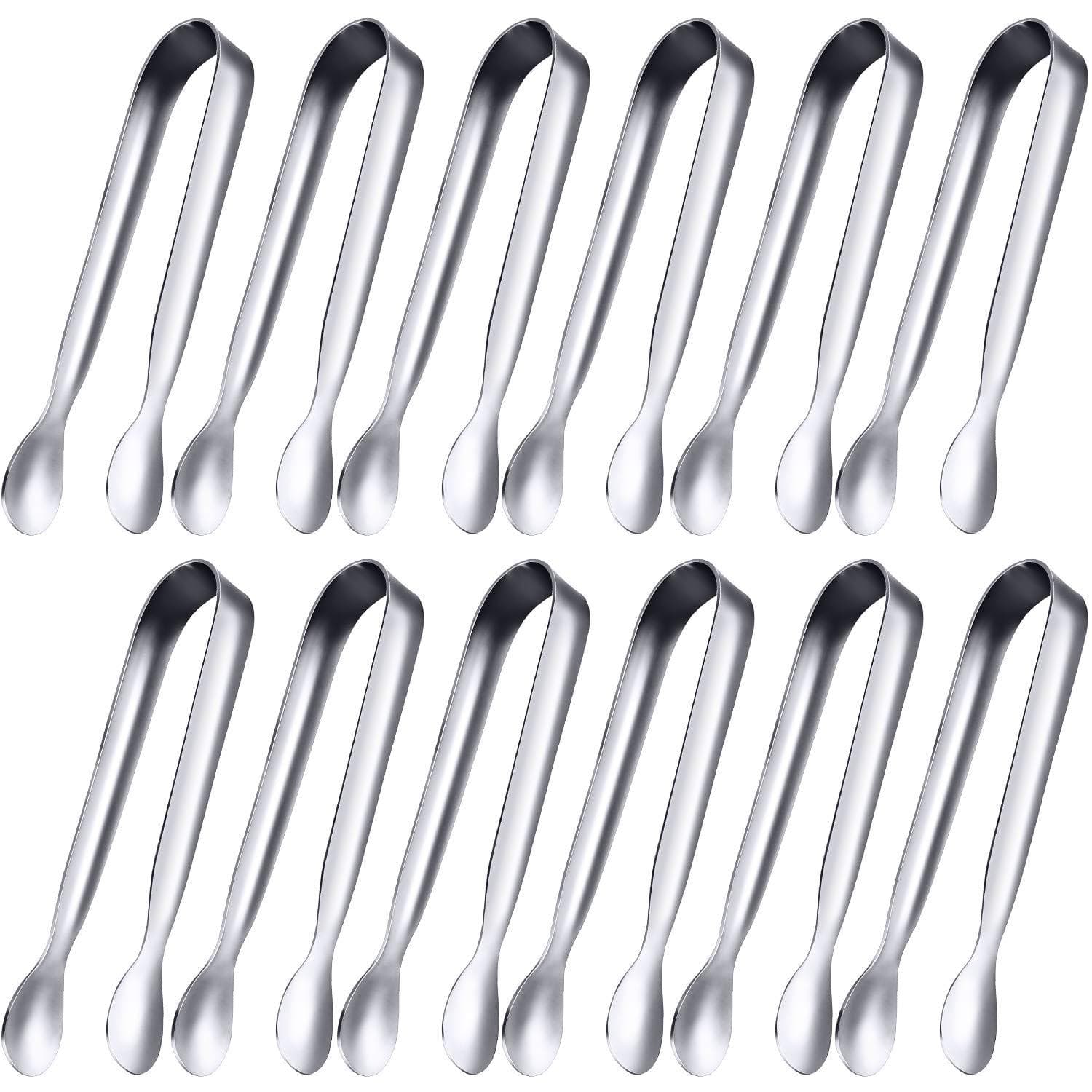 304 Stainless Steel Sugar Cube and Ice Tongs Hotel Hot Towel Tongs Mini Pliers Party Ice Bucket Tongs Source Manufacturer
