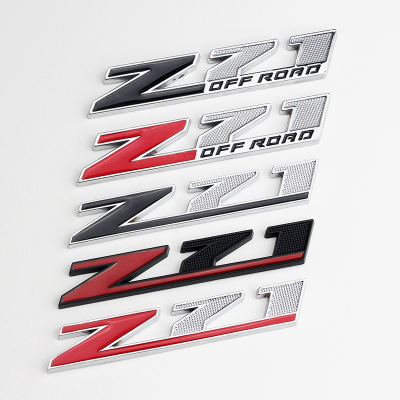 Suitable for Dodge Chevrolet Colorado Z71 Modified Metal Car Emblem Tail Emblem Side Emblem 3D Dimensional Car Sticker