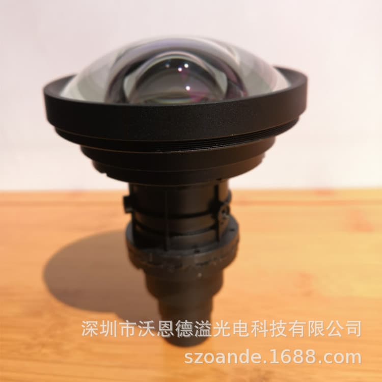 DLP Projector Lens, 0.6:1 Throw Ratio Short Throw Projection Lens, High Definition Lens with Over 4000 Lumens