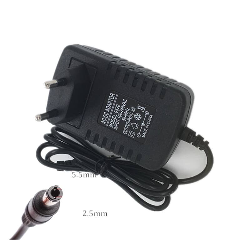 5V2A EU Power Adapter for Fiber Optic Transceivers, Optical Terminals, Surveillance, Set-top Boxes, Routers, Players Charger