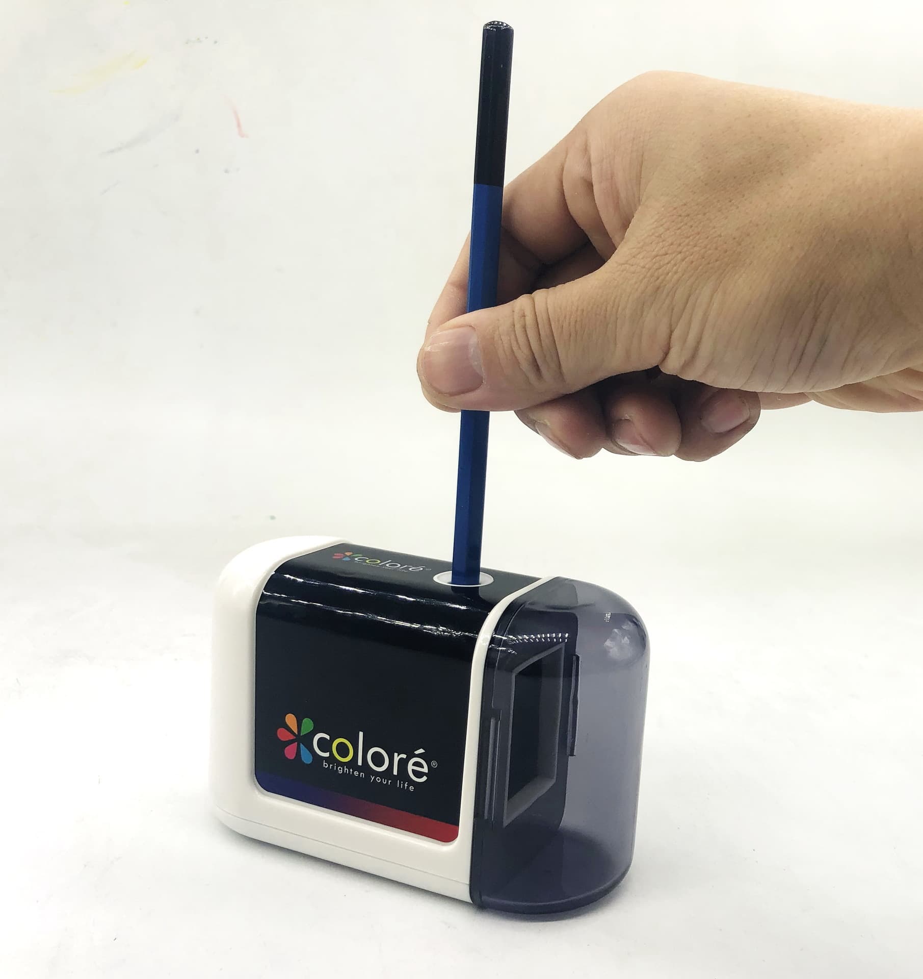 Factory Direct Sales Cross-Border Creative New Electric Pencil Sharpener Spiral Blade Pencil Sharpener
