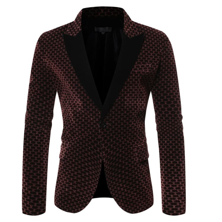 Men's Formal Dress Suit Jacket Plus Size Blazer Coat