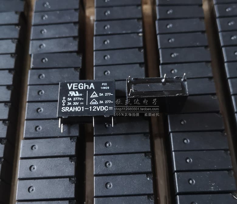 Brand New Genuine Relay SRAH01-12VDC 4-Pin 5A Replacement for HF46F-12-HS1 G5NB-1A-E