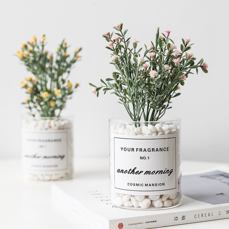 Nordic Style Artificial Potted Plants, Fake Succulents and Cactus, Ins Living Room Indoor Decoration, Creative Ornaments
