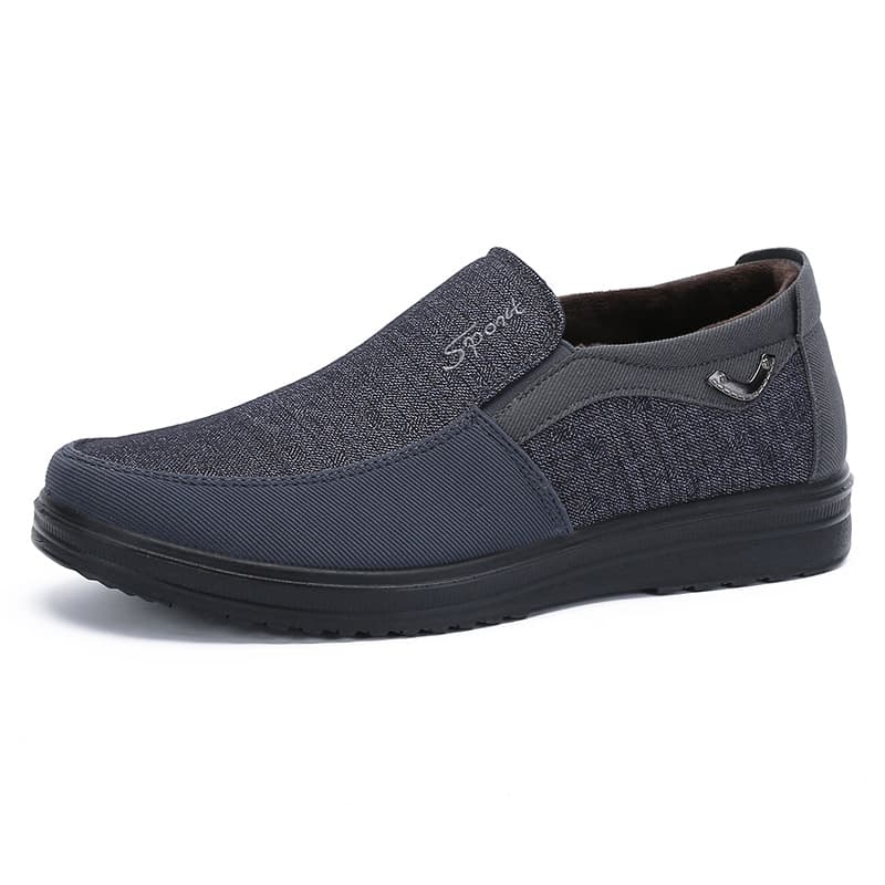 Old Beijing Cloth Shoes Autumn Winter Cotton Men's Shoes Early Winter Thin Cotton Warm Men's Cotton Shoes Dad Shoes Extra Large Size Shoes