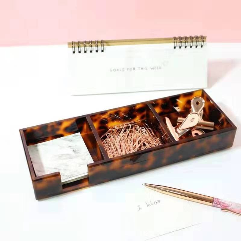Factory Direct Acrylic Miscellaneous Organizer Storage Box Sticky Note Holder Skincare Display Case Plexiglass Products