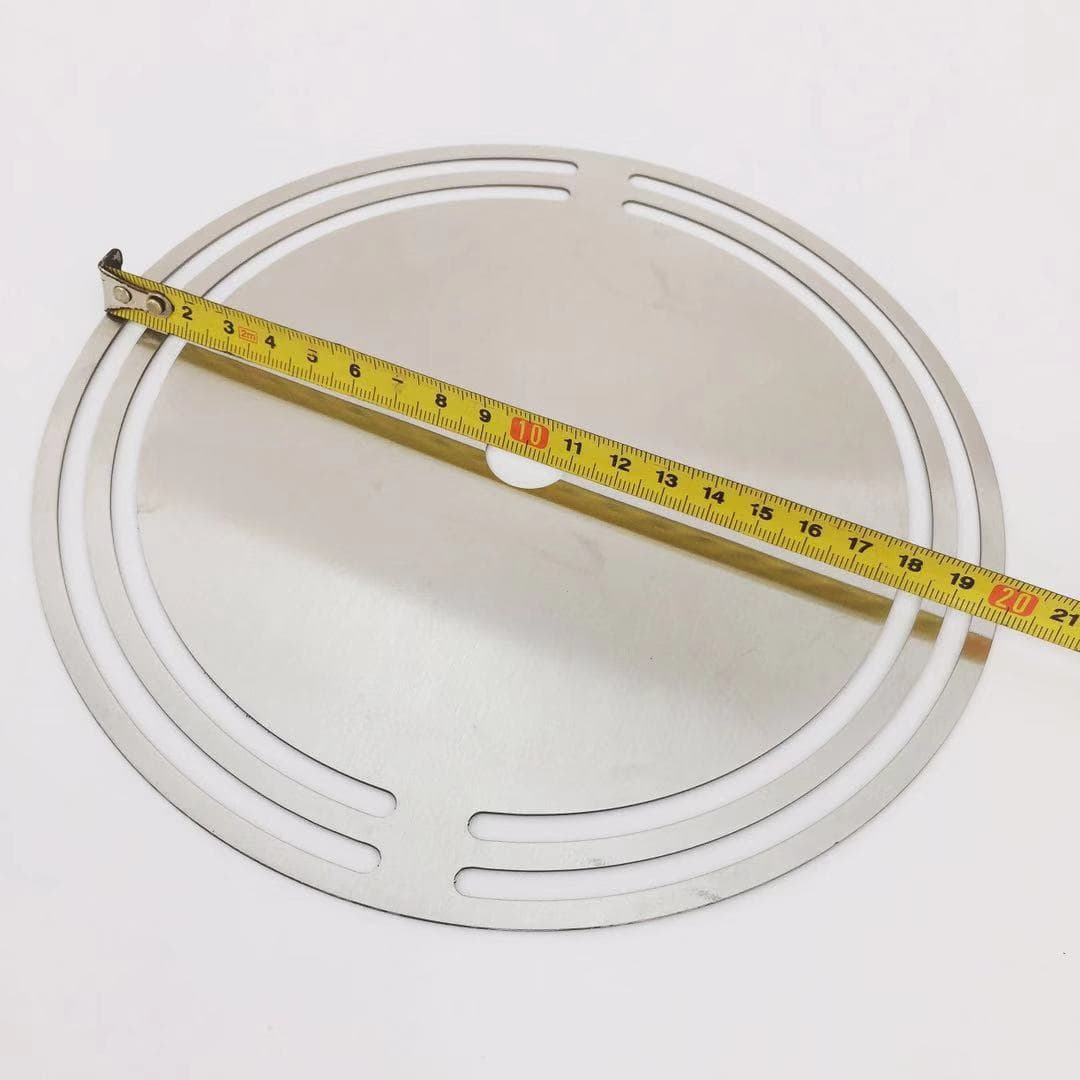 Hookah Metal Accessories Stainless Steel Brushed Plate Custom Wholesale Retail Metal Accessories Shisha Tray