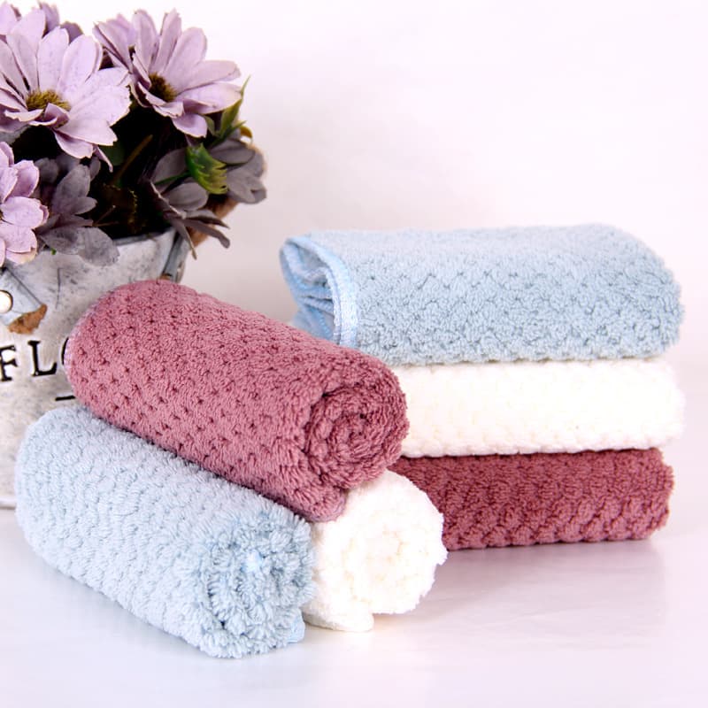 Factory Wholesale Kitchen Dish Cloth, Oil-Resistant Non-Shedding Absorbent Table Cleaning Cloth, Household Thickened Cleaning Cloth
