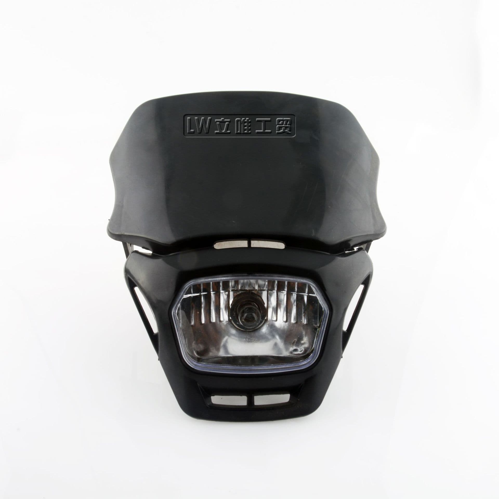 Dirt Bike Modified Parts Feiying Apollo Small High Race Four-Eye Ghost Face Headlight Front Headlight Cover Square Light