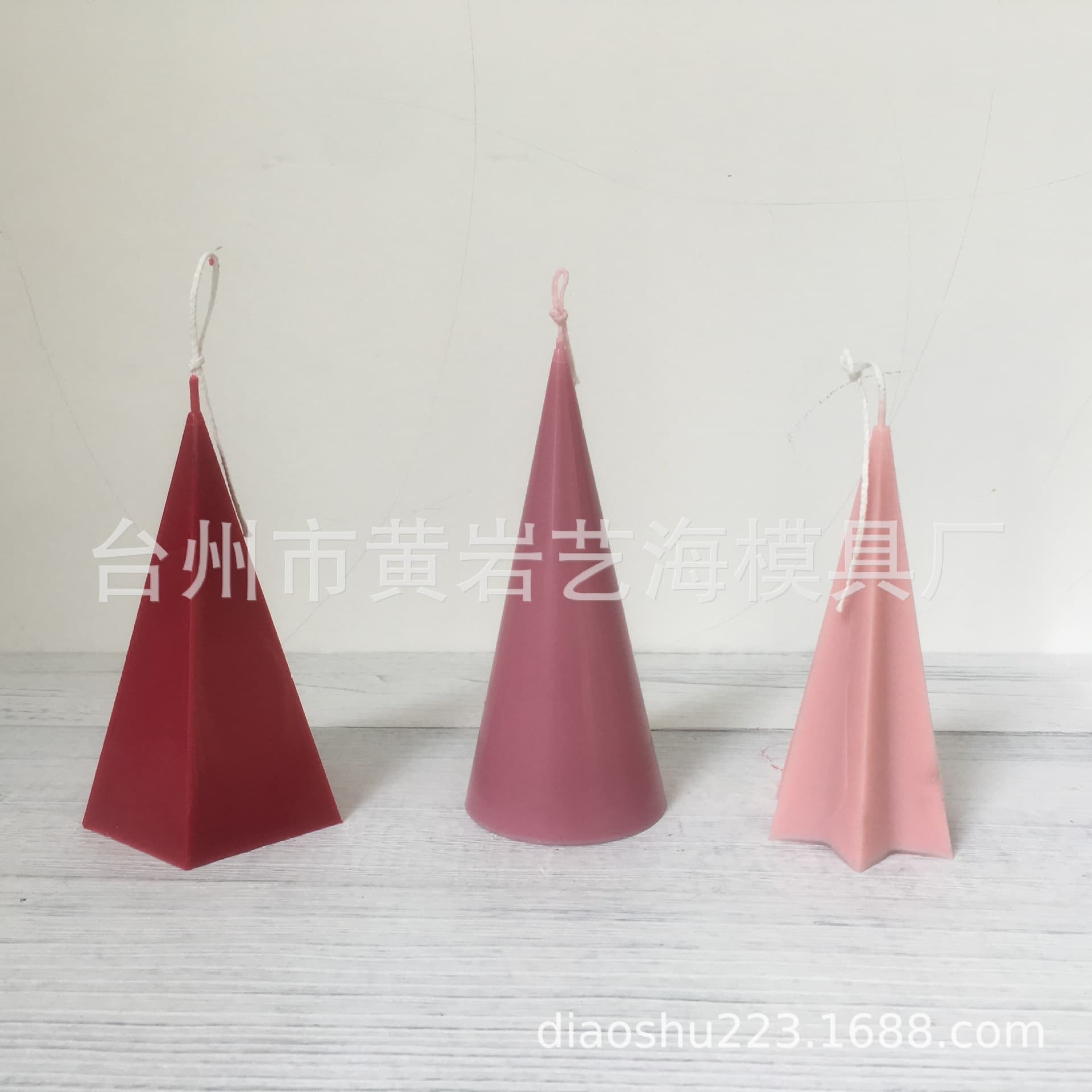 Handmade Candle Mold Cone Pentagram Hexagonal Star Cone Pc Acrylic Plastic Mold For Candle Making Daily Kitchen Dining Utensils