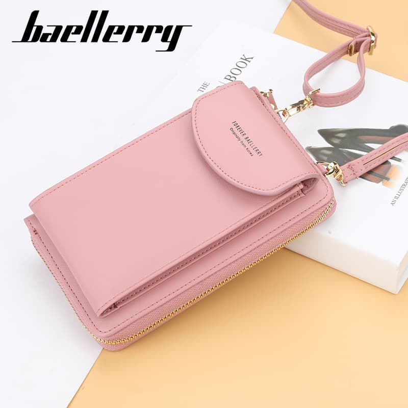 baellerry Cross-Border Wallet, Women's Crossbody Single Shoulder Phone Bag, Long Coin Purse, Women's Wallet