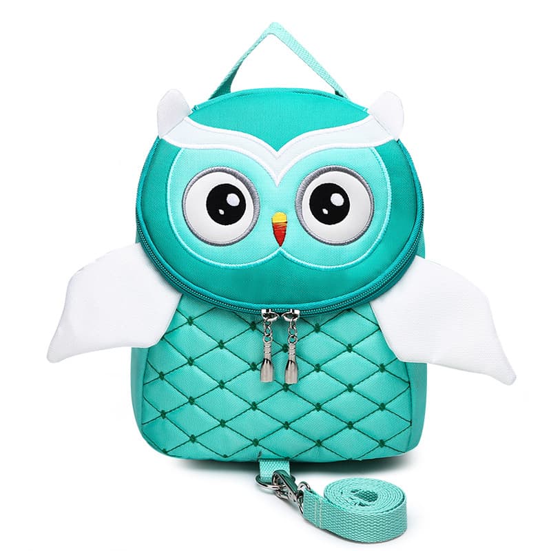 Cute Cartoon Wings Anti-Lost Schoolbag Kindergarten Backpack for 1-3 Year Old Baby New Children's Schoolbag