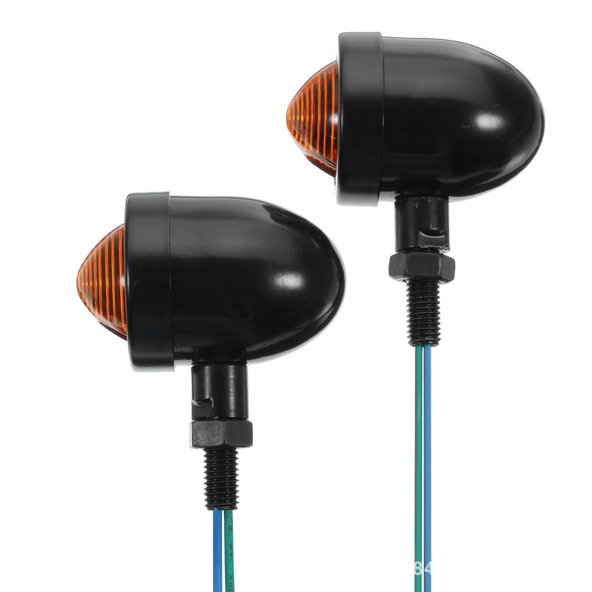 Motorcycle Parts Cruiser Retro Metal Turn Signal Light Indicator Lamp