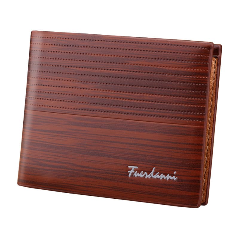 Men's Cropped Wallet Money Clip Multi-card European Style Leather Holder Men's Purse