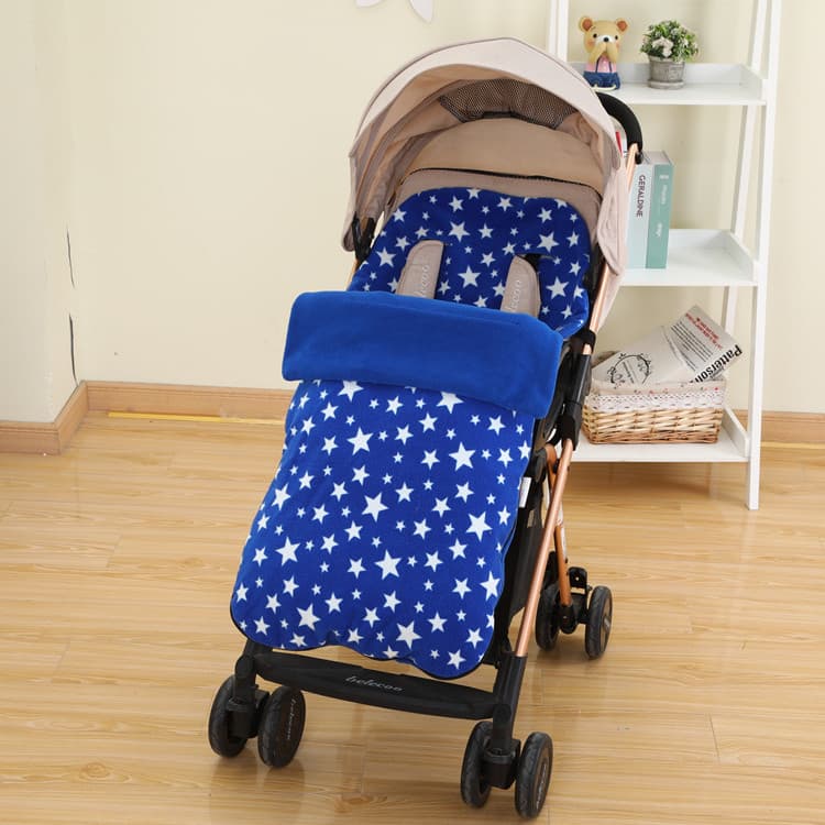 Baby Stroller Warm Foot Cover, Children's Sleeping Bag for Autumn and Winter, Umbrella Stroller Windproof Foot Cover, Anti-Kick Fleece