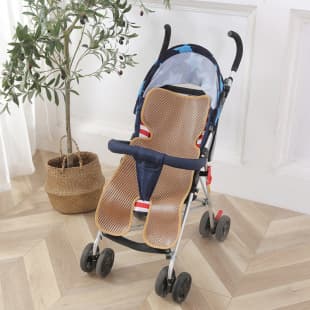 Baby Stroller Cool Mat, Children's Baby Thickened Ice Rattan Breathable Summer Mat, Seat Cool Mat, Safety Chair Cool Mat